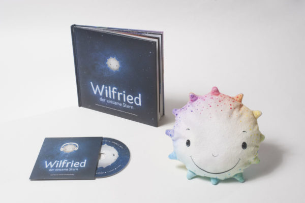 Wilfried, der einsame Stern - Das Kinderbuch mit CD und Dekorationskissen